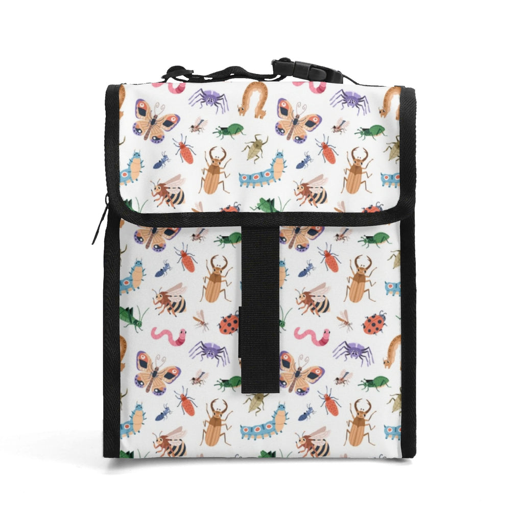 Cute Little Bugs Flip-top Lunch Bag Default Title Flip Top Lunch Bag animal Printed Offshore