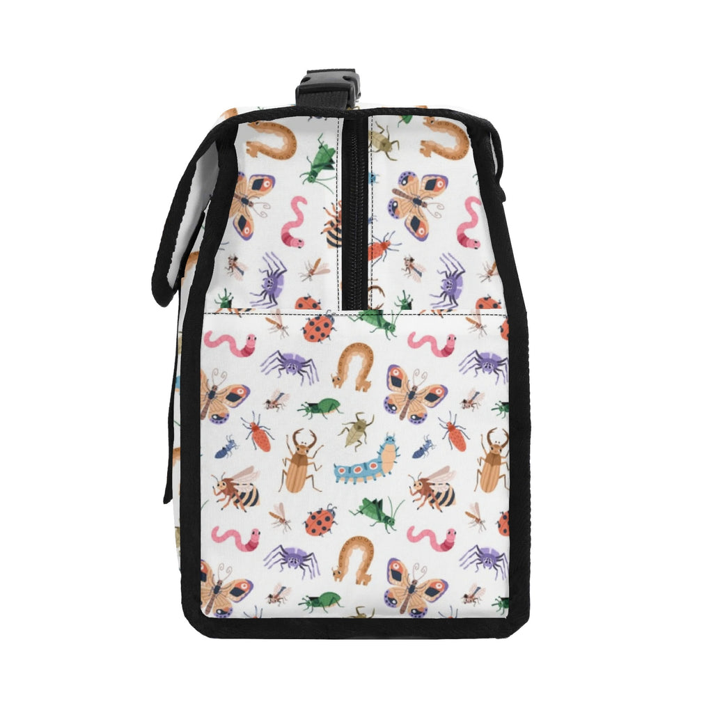Cute Little Bugs Flip-top Lunch Bag Flip Top Lunch Bag animal Printed Offshore