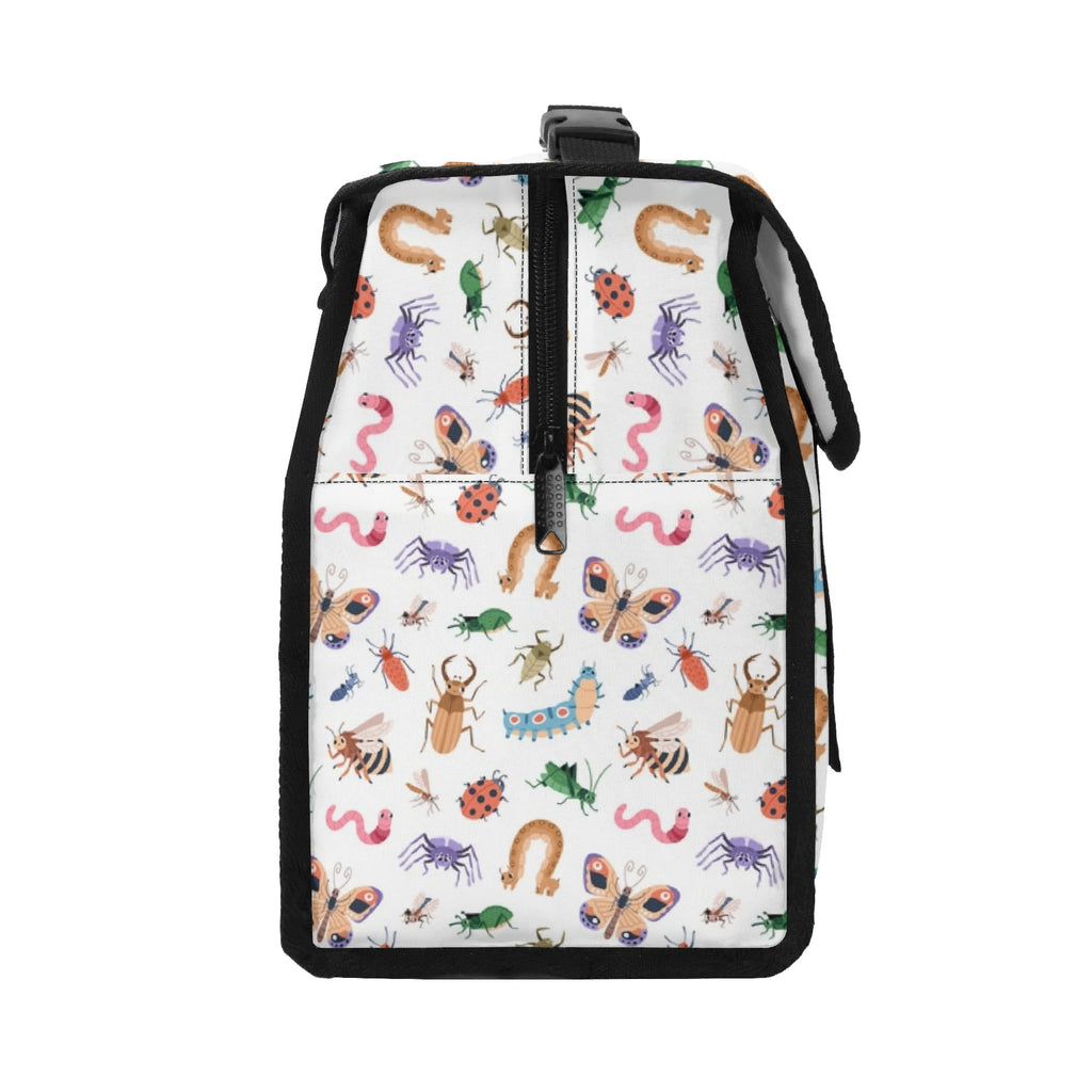 Cute Little Bugs Flip-top Lunch Bag Flip Top Lunch Bag animal Printed Offshore