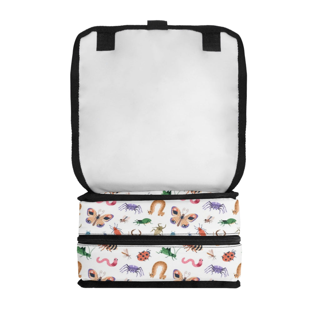 Cute Little Bugs Flip-top Lunch Bag Flip Top Lunch Bag animal Printed Offshore