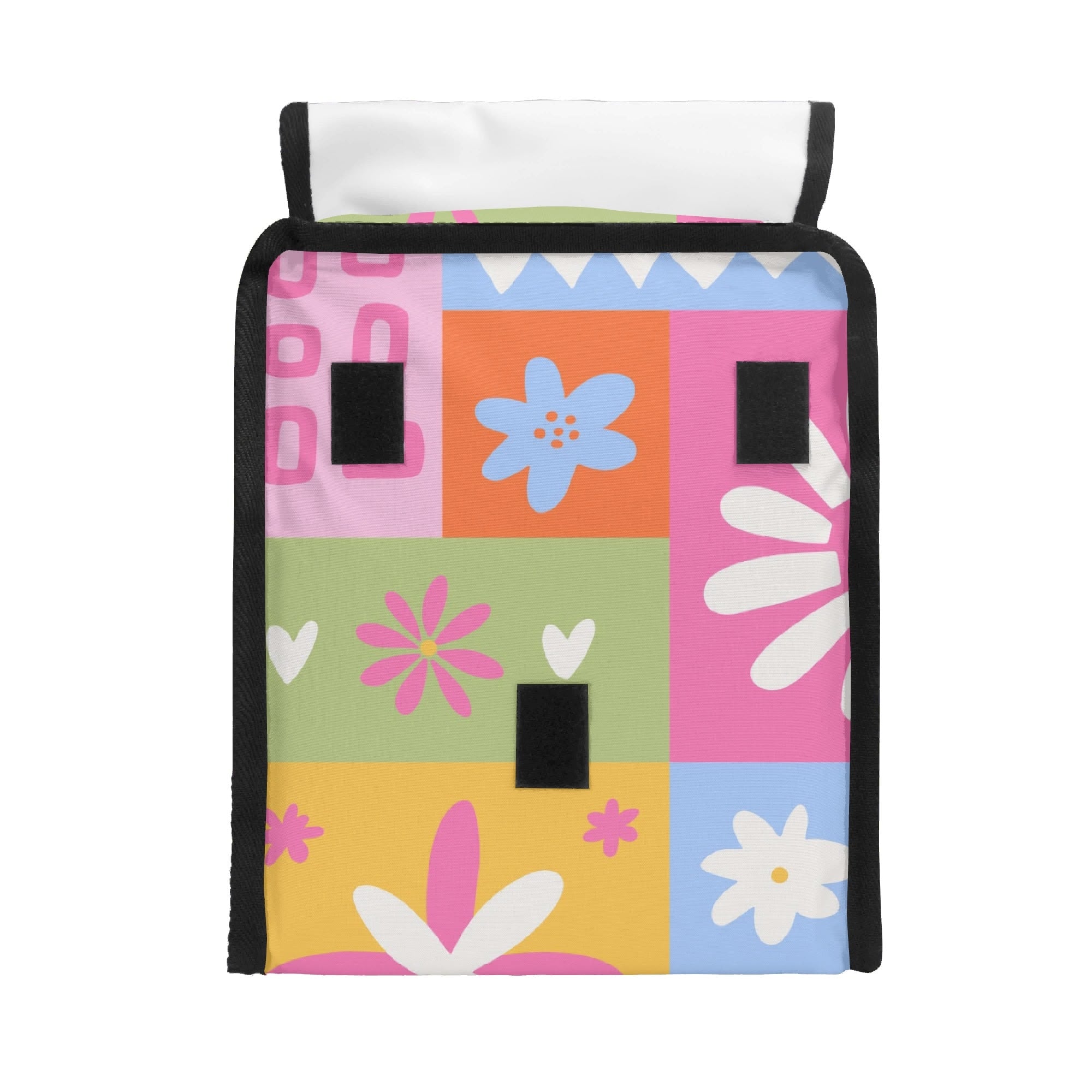 Floral Patchwork Flip-top Lunch Bag Flip Top Lunch Bag Plants Printed Offshore