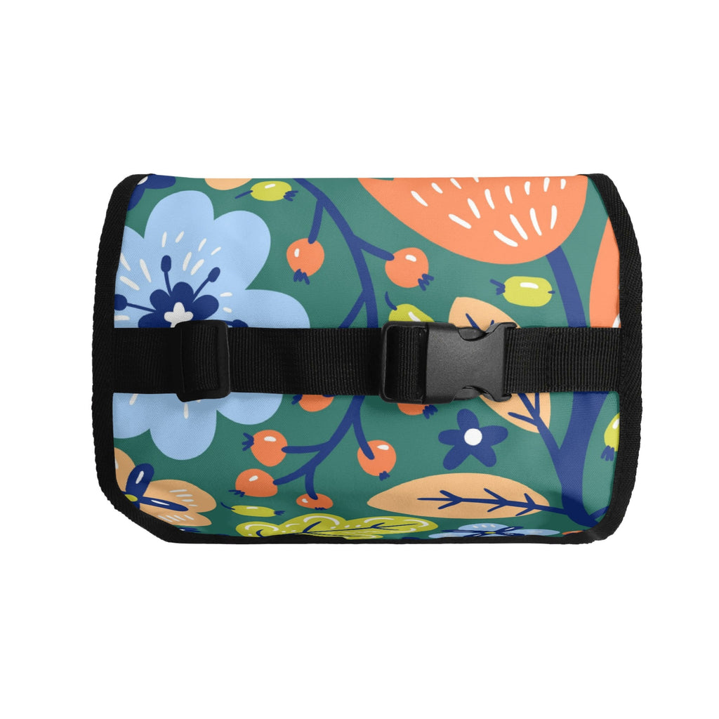 Bright Boho Flowers Flip-top Lunch Bag Plants Printed Offshore