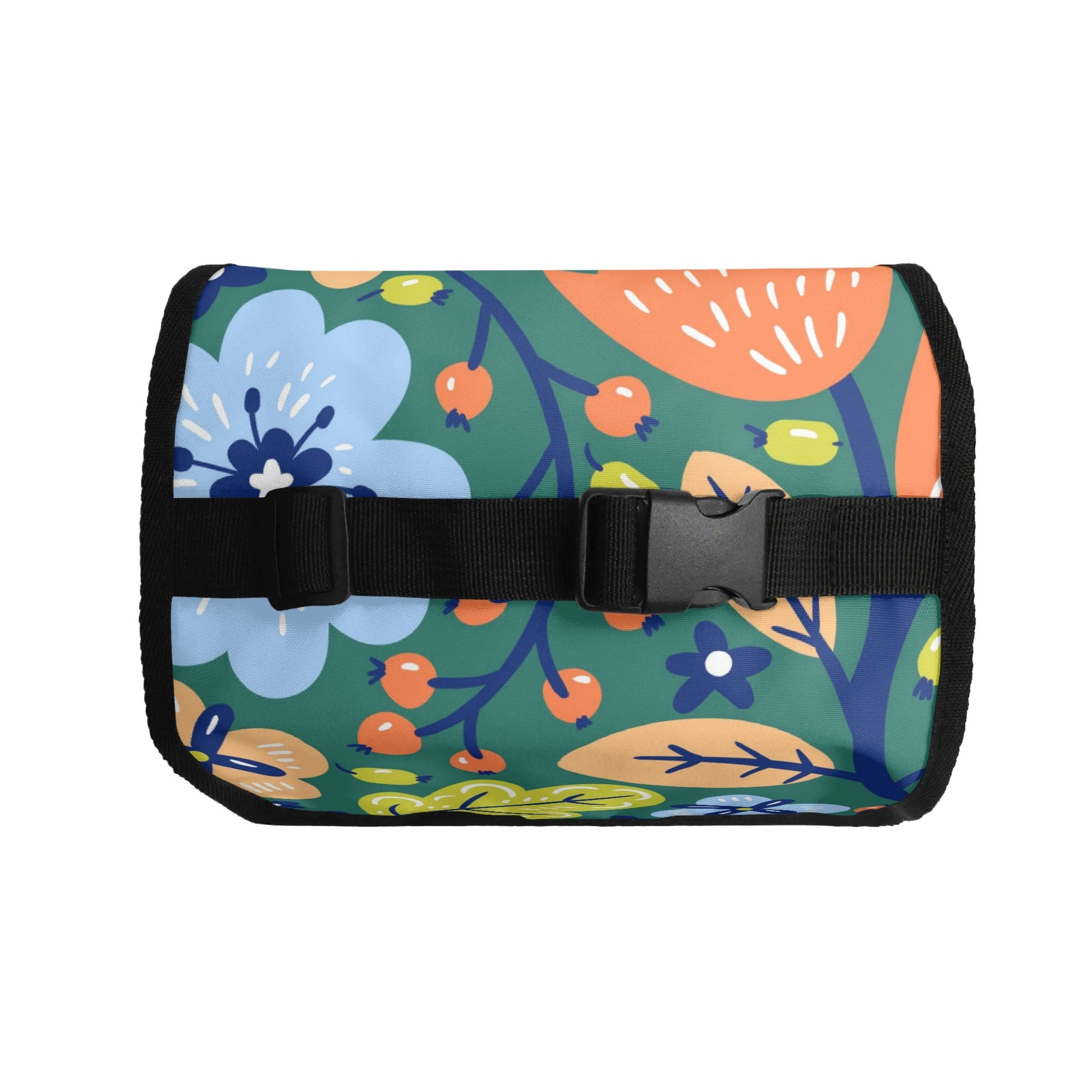 Bright Boho Flowers Flip-top Lunch Bag Plants Printed Offshore