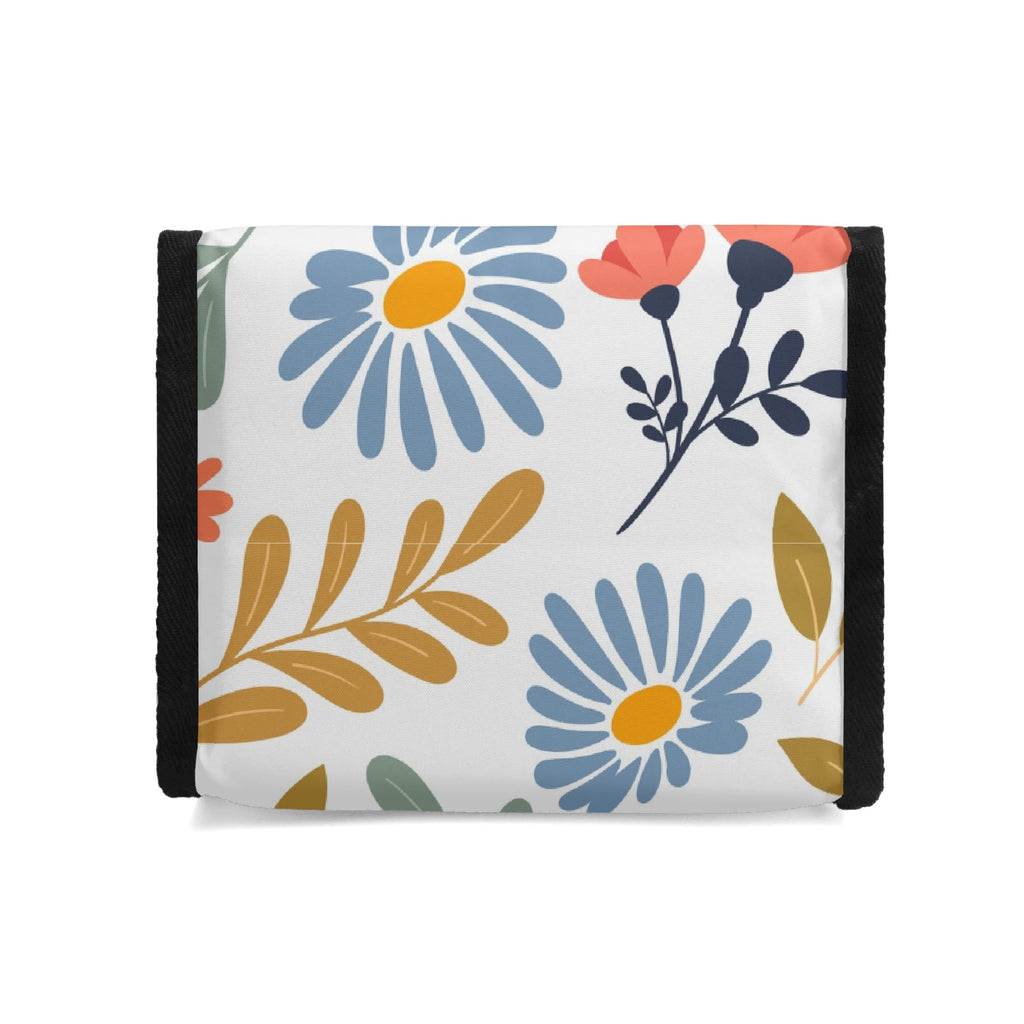 Boho Flowers And Leaves Flip-top Lunch Bag Plants Printed Offshore