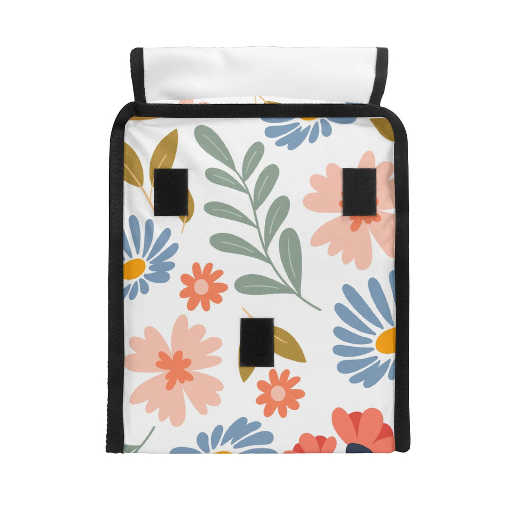 Boho Flowers And Leaves Flip-top Lunch Bag Plants Printed Offshore