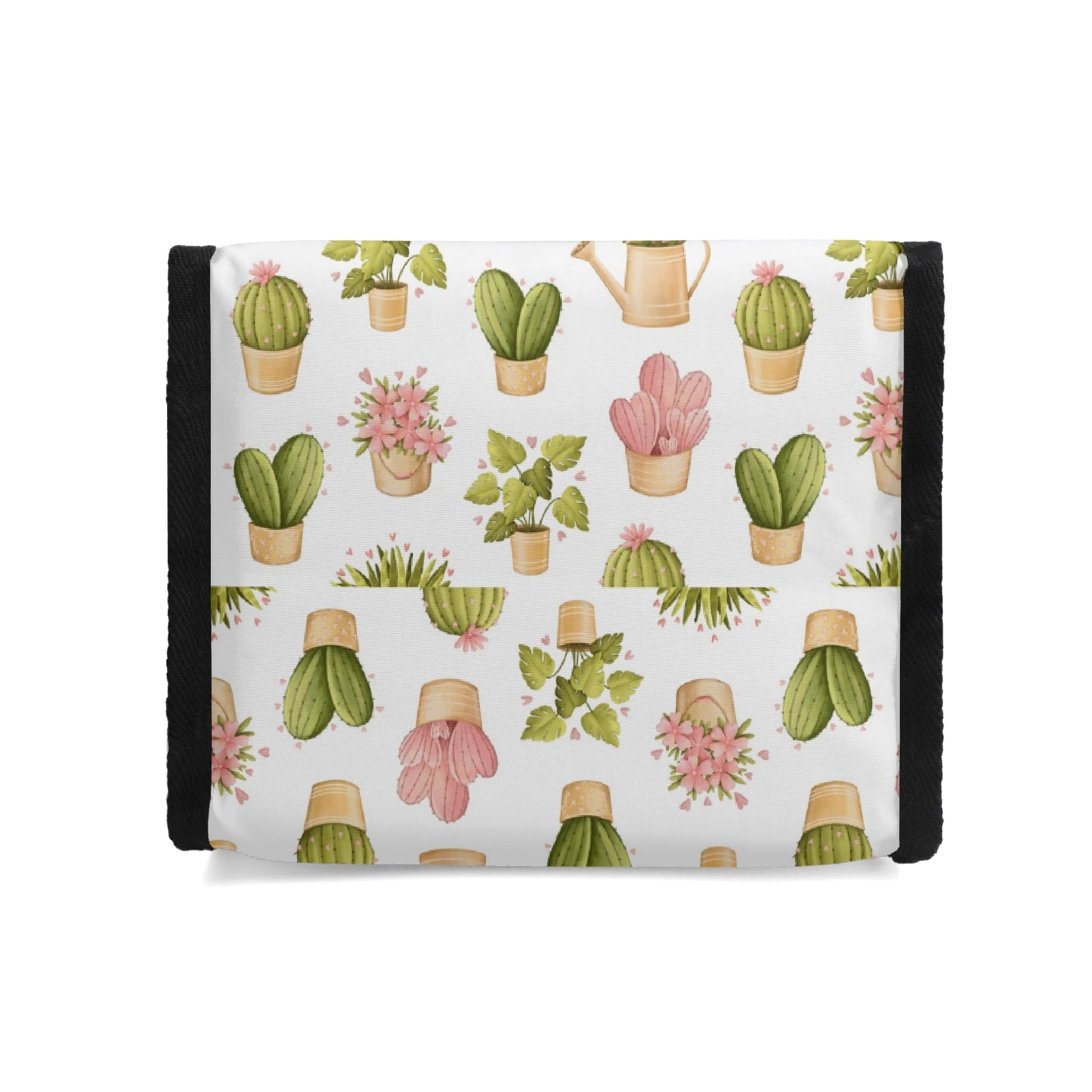 Cactus Pots And Flowers Flip-top Lunch Bag Plants Printed Offshore