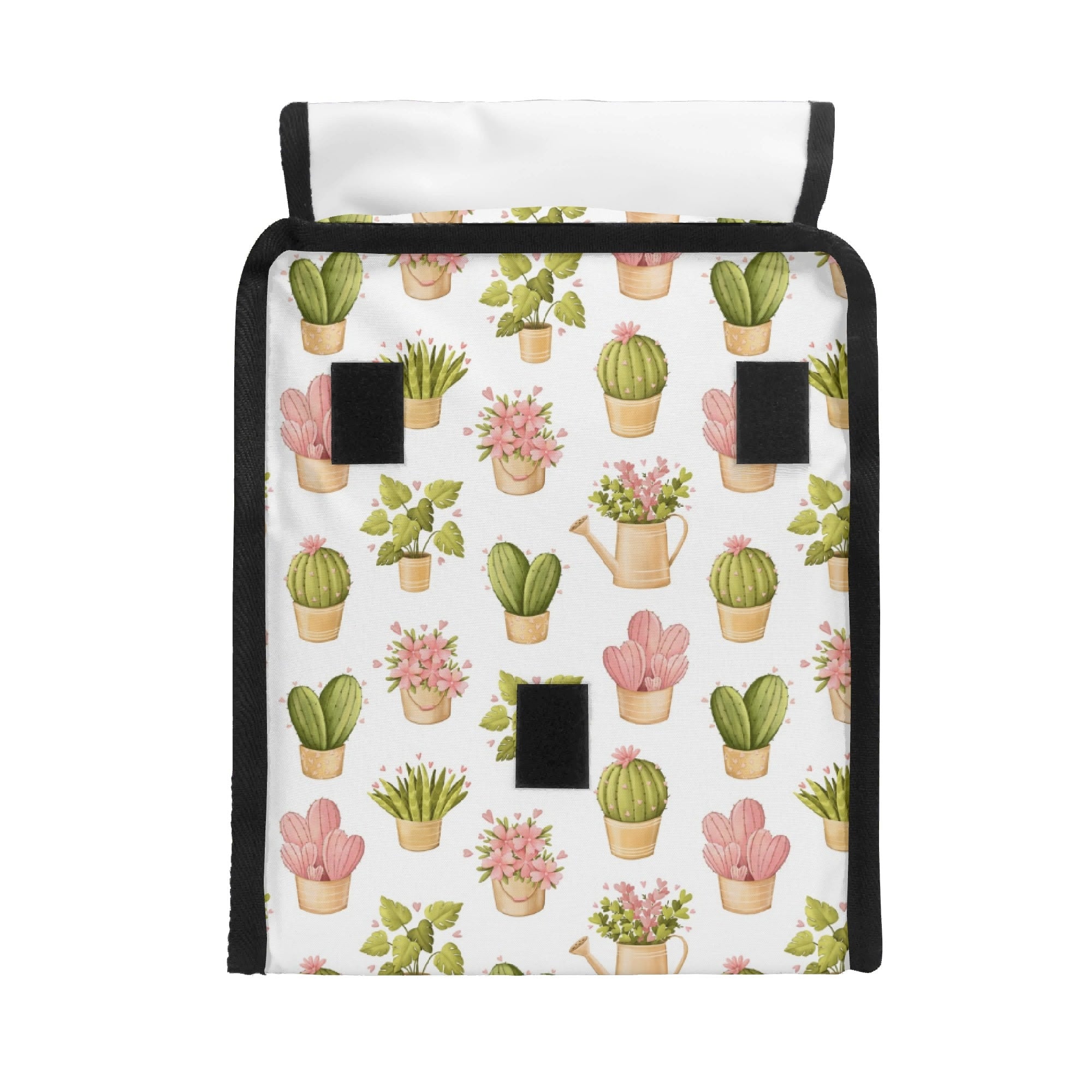 Cactus Pots And Flowers Flip-top Lunch Bag Plants Printed Offshore