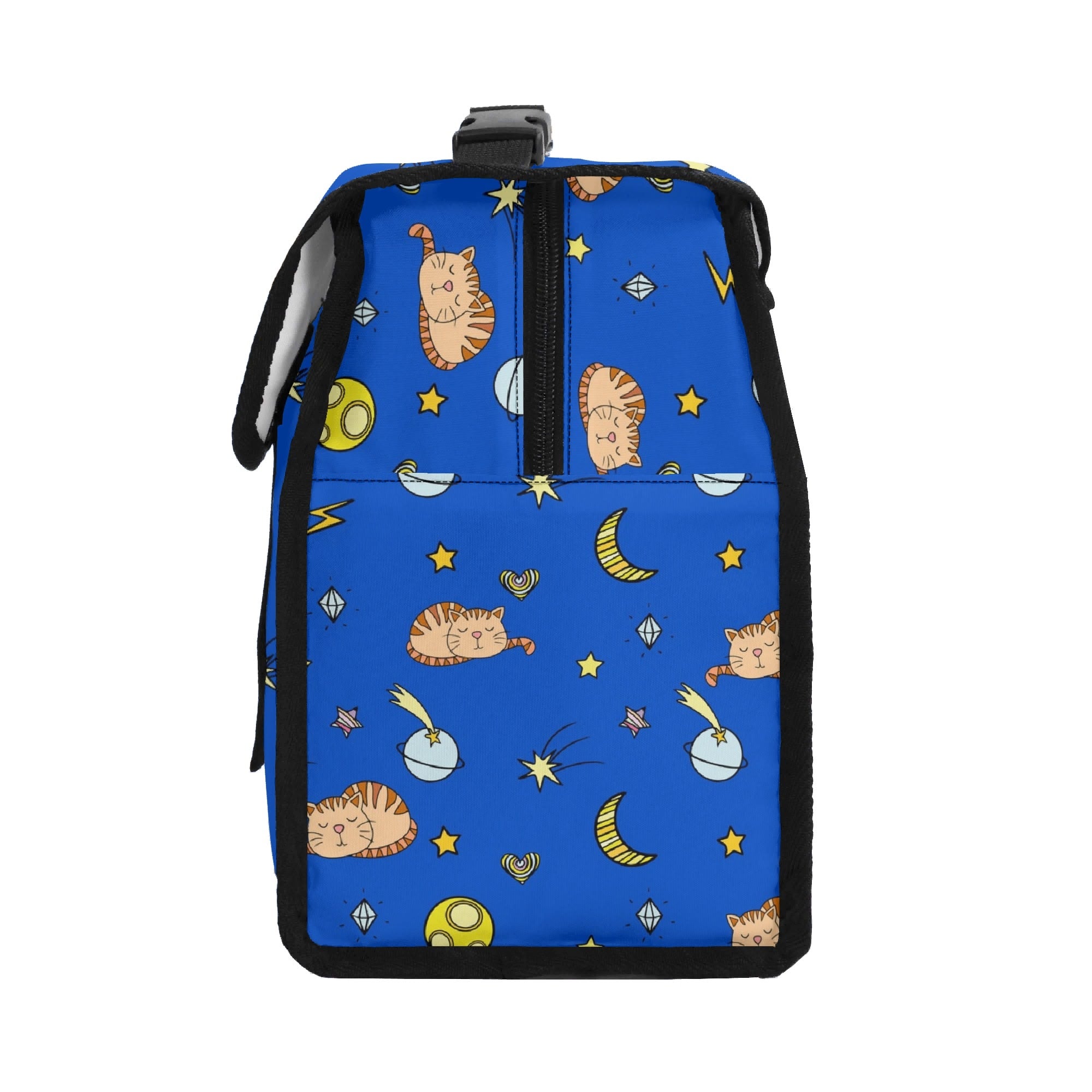 Cats In Space Flip-top Lunch Bag animal Printed Offshore Space