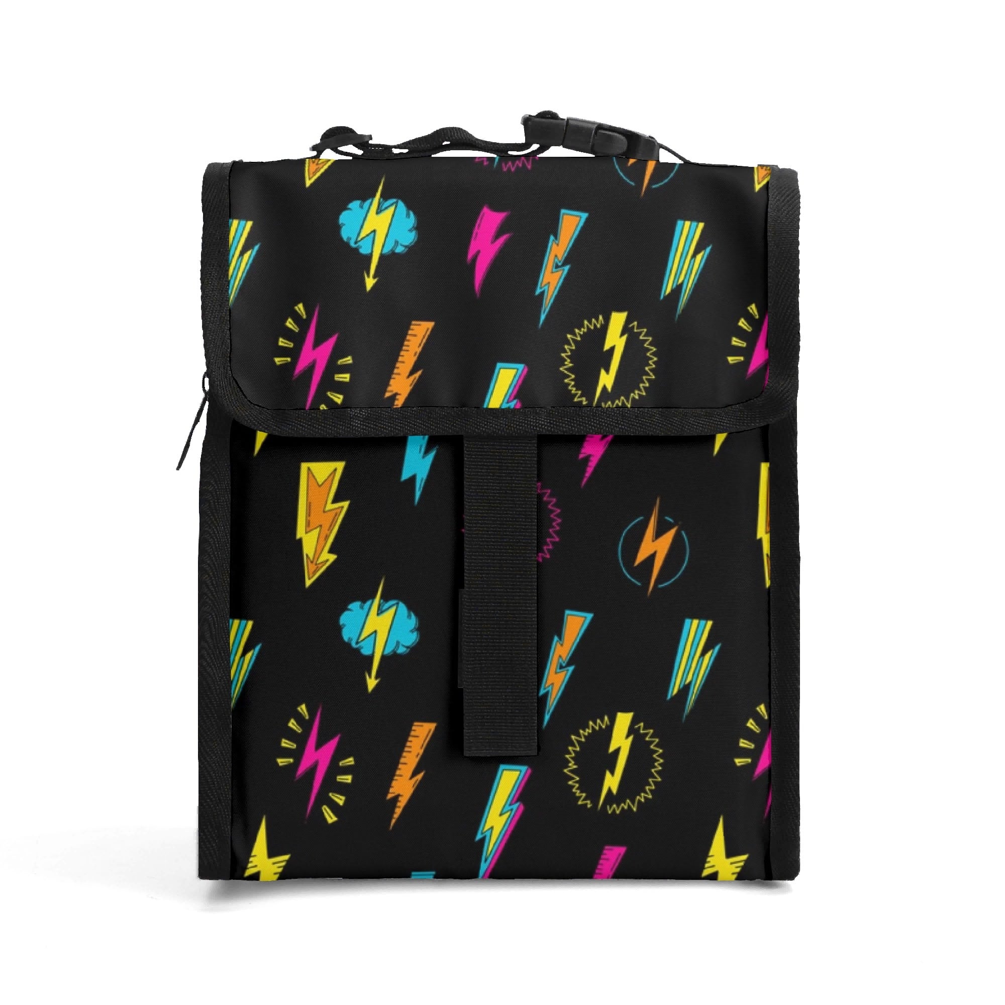 Fun Lightning Flip-top Lunch Bag Default Title comic Printed Offshore