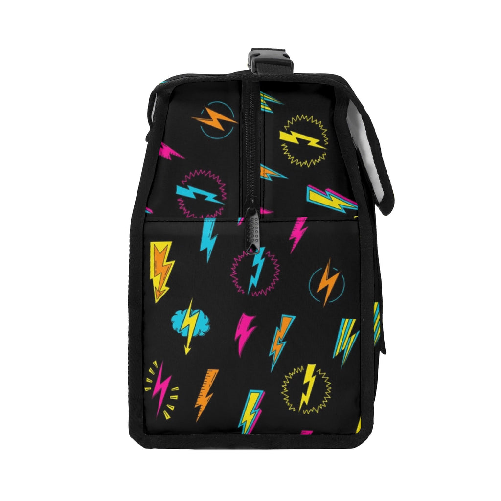 Fun Lightning Flip-top Lunch Bag comic Printed Offshore