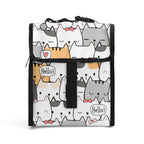 Cat Hello Flip-top Lunch Bag Default Title animal Printed Offshore