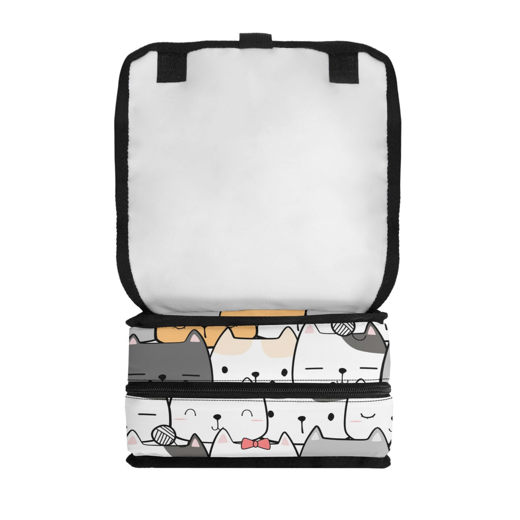 Cat Hello Flip-top Lunch Bag animal Printed Offshore
