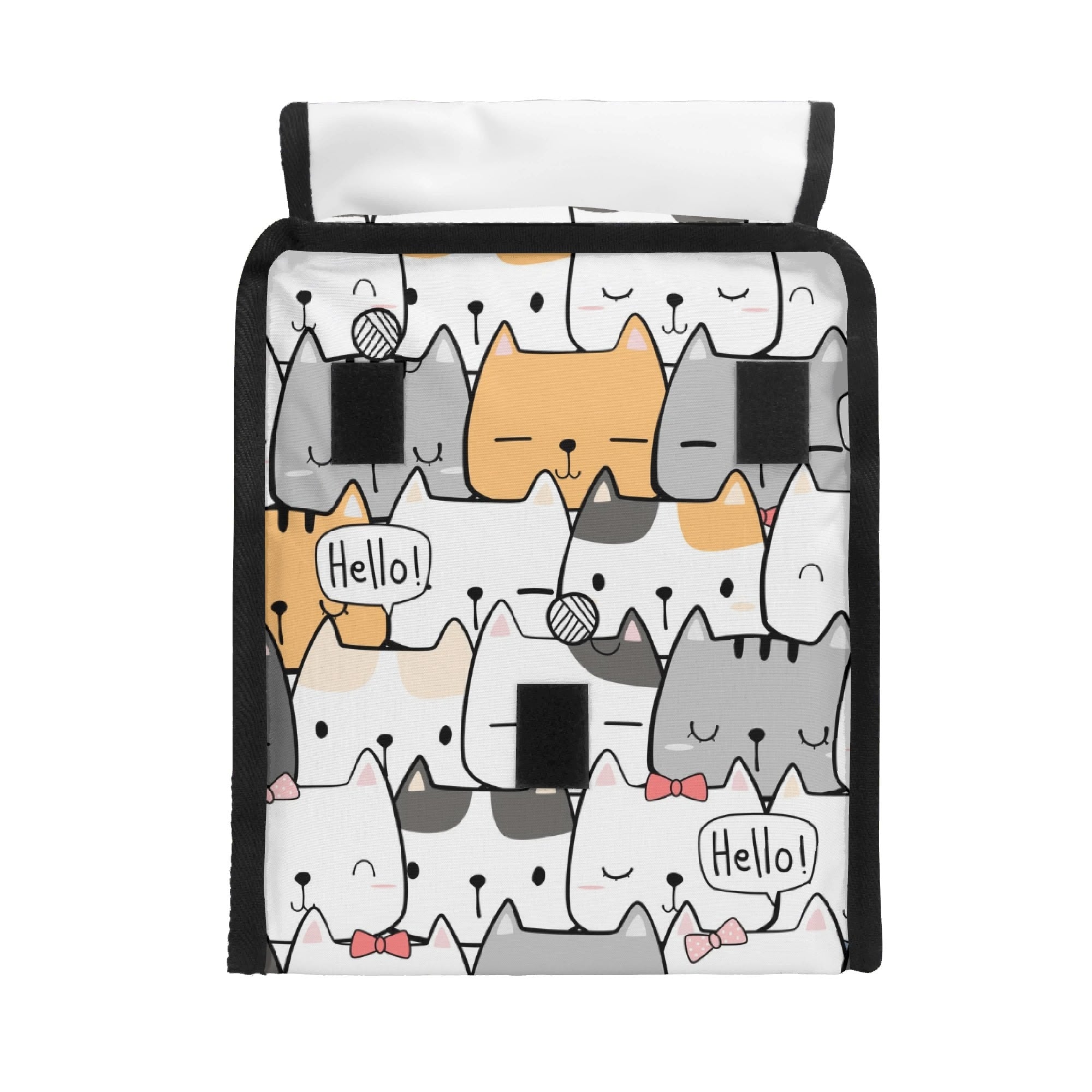 Cat Hello Flip-top Lunch Bag animal Printed Offshore