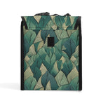 Leaf Pattern Flip-top Lunch Bag Plants Printed Offshore