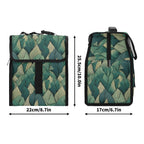 Leaf Pattern Flip-top Lunch Bag Plants Printed Offshore