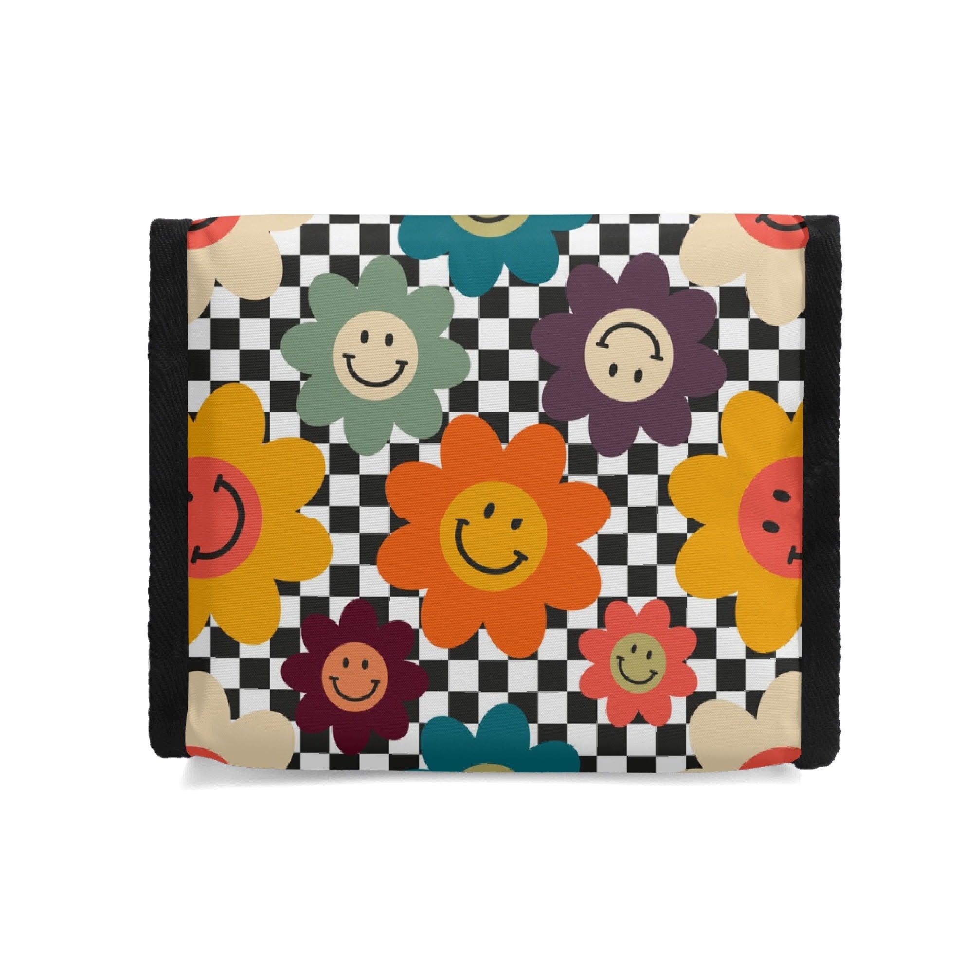 Happy Retro Flowers - Flip-top Lunch Bag Flip Top Lunch Bag Printed Offshore Retro