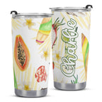 Personalised Tropical Surf Stainless Steel 20oz Travel Mug Personalised 20oz Travel Mug Printed Offshore Surf