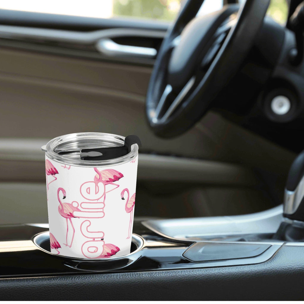 Personalised Flamingos Stainless Steel 20oz Travel Mug Personalised 20oz Travel Mug animal Printed Offshore