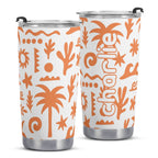 Personalised Orange Surf Stainless Steel 20oz Travel Mug Personalised 20oz Travel Mug Printed Offshore Surf