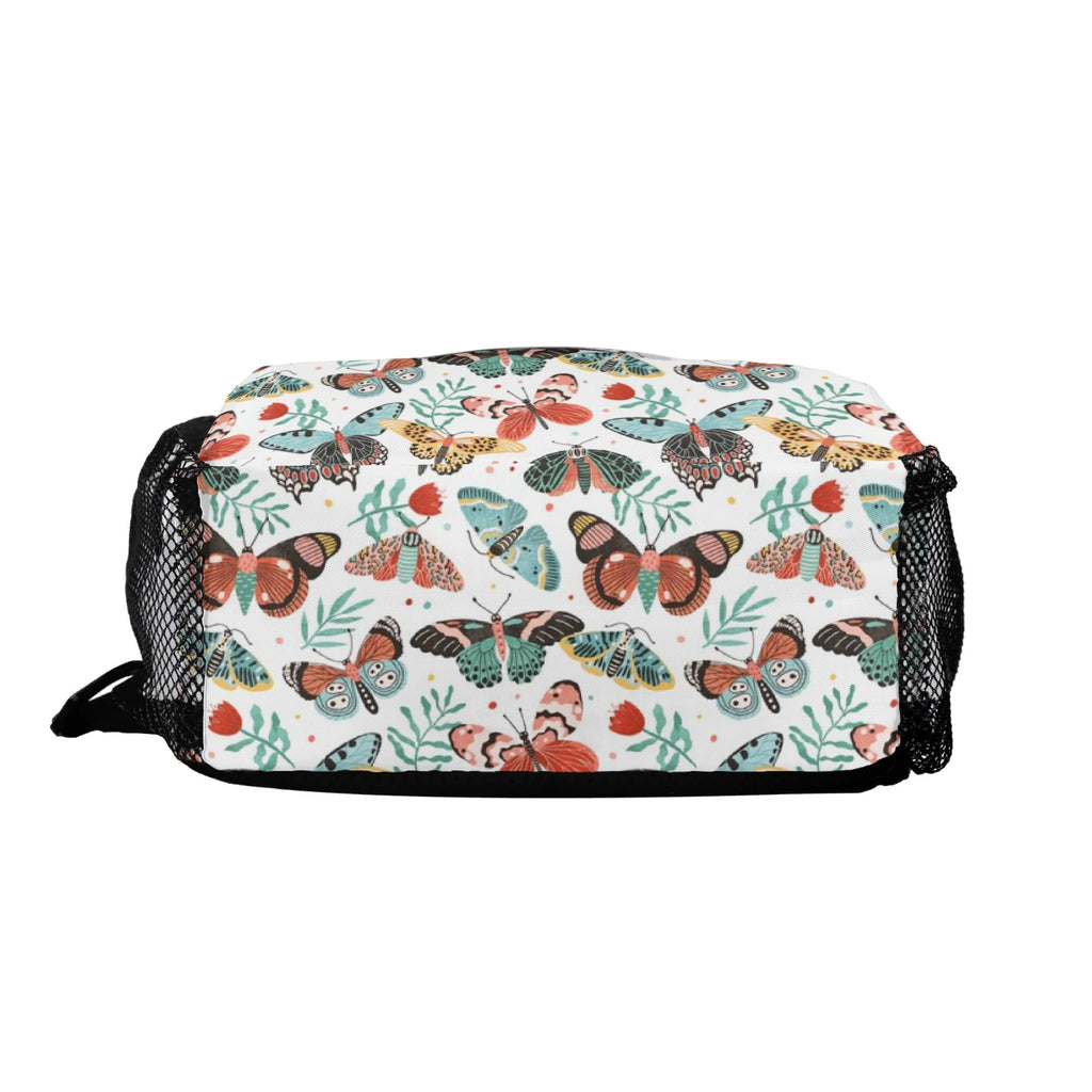 Pretty Moths And Butterflies Chest Crossbody Bag with Adjustable Strap Chest Crossbody Bag animal Printed Offshore