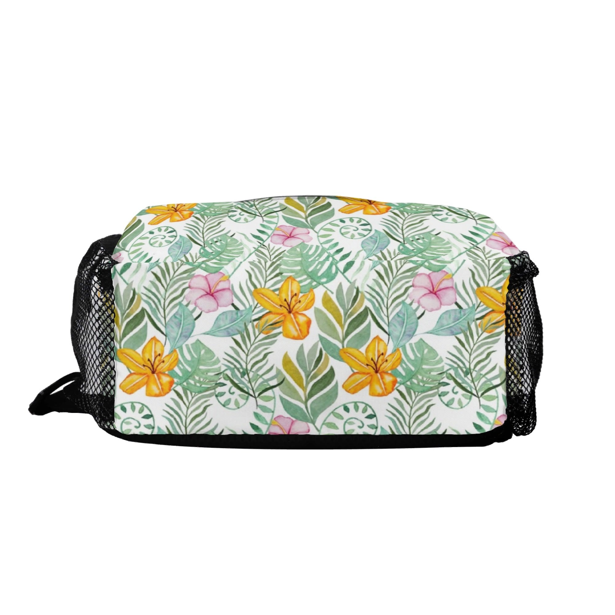 Tropical Flowers And Leaves Chest Crossbody Bag with Adjustable Strap Chest Crossbody Bag Plants Printed Offshore