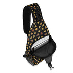 Pizza Slices Chest Crossbody Bag with Adjustable Strap Chest Crossbody Bag Food Printed Offshore