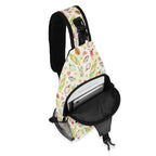 Tropical Surf Chest Crossbody Bag with Adjustable Strap Chest Crossbody Bag Printed Offshore Surf