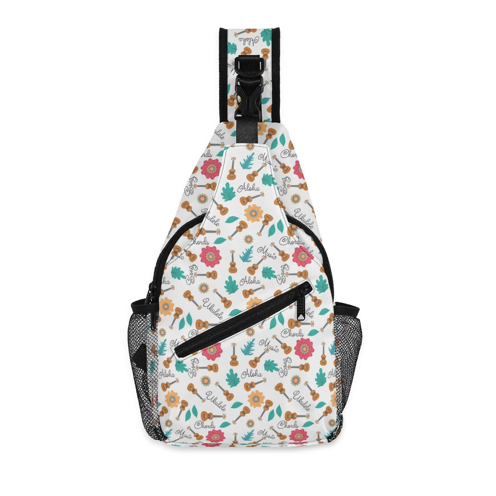 Ukulele - Chest Crossbody Bag with Adjustable Strap Default Title Chest Crossbody Bag Music Printed Offshore