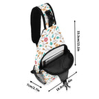 Ukulele - Chest Crossbody Bag with Adjustable Strap Chest Crossbody Bag Music Printed Offshore