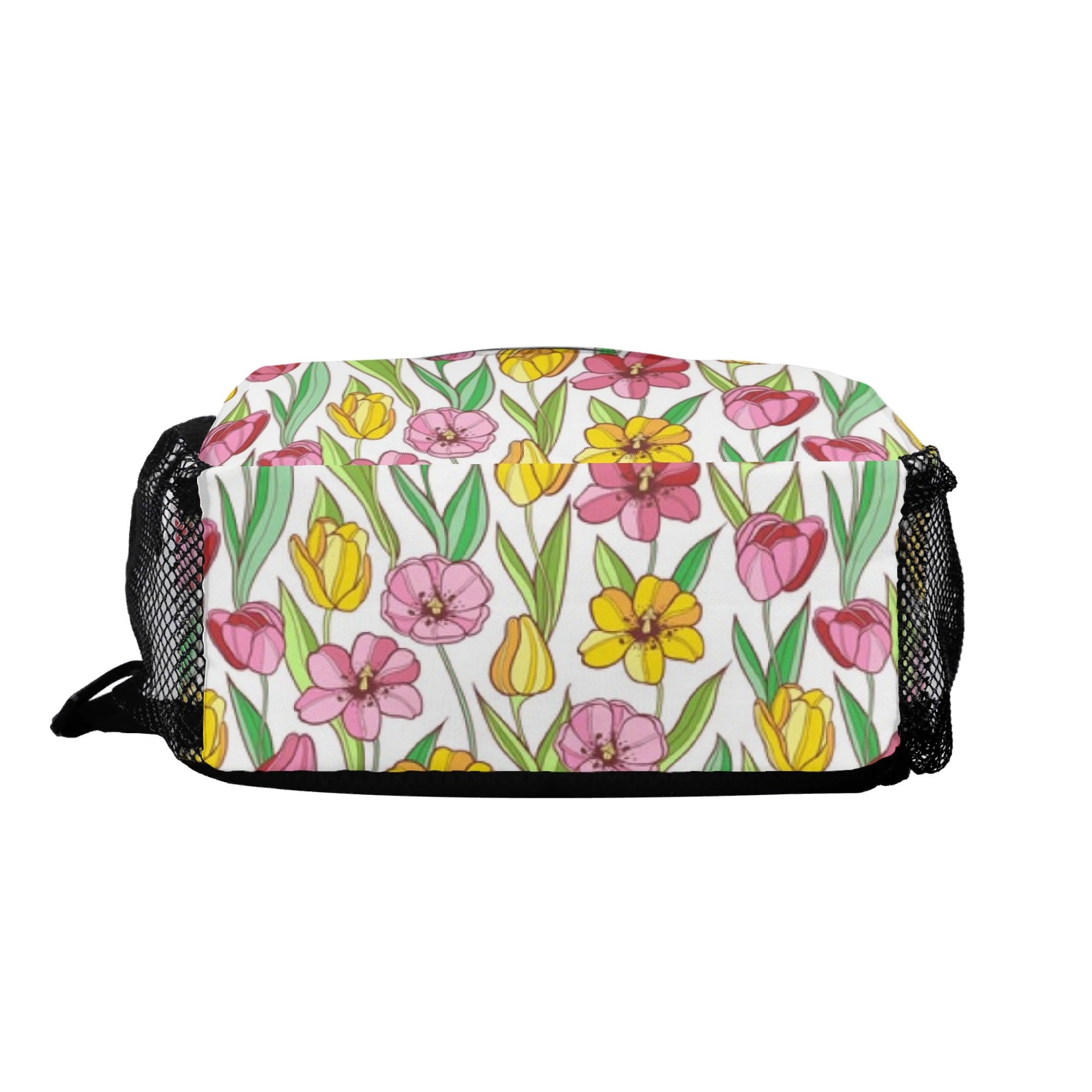 Pink And Yellow Floral Chest Crossbody Bag with Adjustable Strap Chest Crossbody Bag Plants Printed Offshore