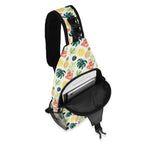 Pineapple Tropical Chest Crossbody Bag with Adjustable Strap Chest Crossbody Bag Food Printed Offshore
