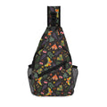 Dark Butterfly Chest Crossbody Bag with Adjustable Strap Default Title Chest Crossbody Bag animal Printed Offshore