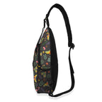 Dark Butterfly Chest Crossbody Bag with Adjustable Strap Chest Crossbody Bag animal Printed Offshore