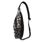 Eyes On Black Chest Crossbody Bag with Adjustable Strap Chest Crossbody Bag Printed Offshore