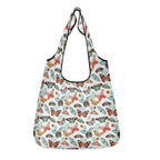 Pretty Moths And Butterflies 3 Pack of Foldable Shopping Bags Default Title 3-Pack Shopping Bags animal Printed Offshore
