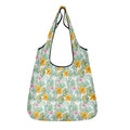 Tropical Flowers And Leaves 3 Pack of Foldable Shopping Bags Default Title 3-Pack Shopping Bags Plants Printed Offshore