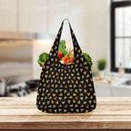 Pizza Slices 3 Pack of Foldable Shopping Bags 3-Pack Shopping Bags Food Printed Offshore