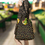 Pizza Slices 3 Pack of Foldable Shopping Bags 3-Pack Shopping Bags Food Printed Offshore