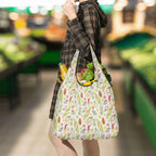 Tropical Surf 3 Pack of Foldable Shopping Bags 3-Pack Shopping Bags Printed Offshore Surf