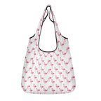 Flamingos 3 Pack of Foldable Shopping Bags Default Title 3-Pack Shopping Bags animal Printed Offshore