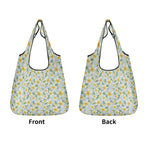 Delicate Frangipani 3 Pack of Foldable Shopping Bags 3-Pack Shopping Bags Food Printed Offshore