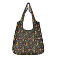 Dark Butterfly 3 Pack of Foldable Shopping Bags Default Title 3-Pack Shopping Bags animal Printed Offshore