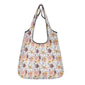 Painted Flowers 3 Pack of Foldable Shopping Bags Default Title 3-Pack Shopping Bags Plants Printed Offshore