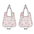Valentine - 3 Pack of Foldable Shopping Bags 3-Pack Shopping Bags Love Printed Offshore