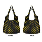 Yellow Lightning 3 Pack of Foldable Shopping Bags 3-Pack Shopping Bags comic Printed Offshore