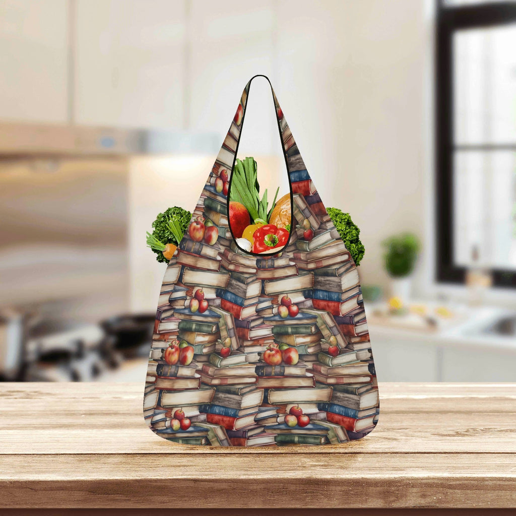 Watercolour Books 3 Pack of Foldable Shopping Bags 3-Pack Shopping Bags Printed Offshore Reading
