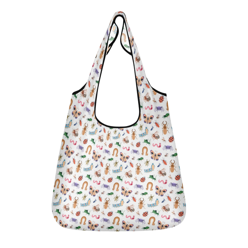 Cute Little Bugs 3 Pack of Foldable Shopping Bags Default Title 3-Pack Shopping Bags animal Printed Offshore