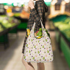 Avocado Love 3 Pack of Foldable Shopping Bags 3-Pack Shopping Bags Food Printed Offshore