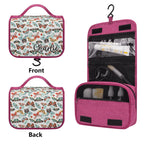 Personalised Pretty Moths And Butterflies Toiletry Cosmetic Travel Bag Personalised Cosmetic / Toiletry Bag animal Printed Offshore