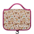 Personalised Peace And Love Toiletry Cosmetic Travel Bag Default Title Personalised Cosmetic / Toiletry Bag Printed Offshore Retro